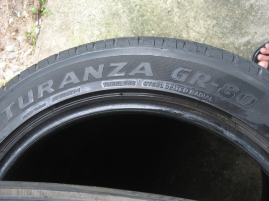 ยาง 215 50 17 BRIDGESTONE TURANZA GR-80 17 ถูก ยาง 215 50 17 BRIDGESTONE TURANZA GR-80 17 ถูก