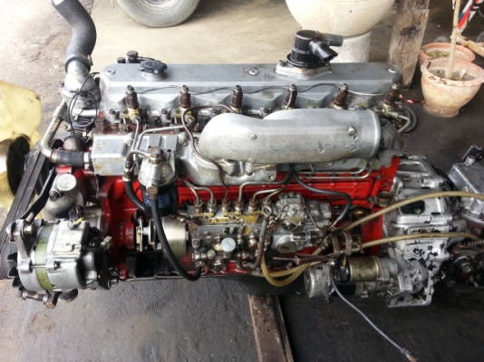 ขายเครื่อง+ เกียร์  HINO  HO7C 185 แรงม้า ปั้มลม สภาพพร้อมใช้ครับ