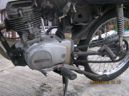 ขาย JX110 S2 เดิมๆทะเบียนเต็มภาษีปี 2557