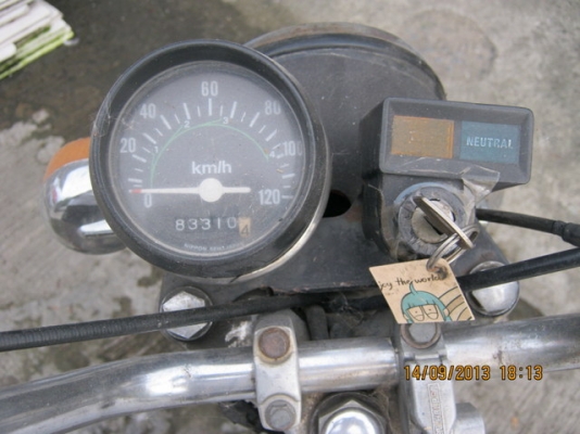 ขาย JX110 S2 เดิมๆทะเบียนเต็มภาษีปี 2557