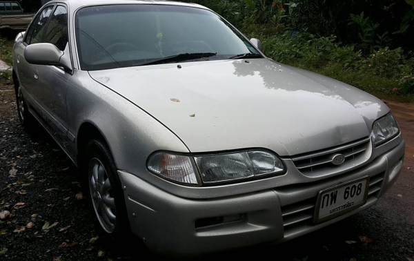 HYUNDAI SONATA GLXi 2.0 MT ปี 97 รถสวยสีสันบางเดิมๆทั้งคัน เครื่องแห้งแรงดีไม่มีเยิ้ม ติดตั้งแก๊ส LPG ลงเล่มแล้วประหยัดมากๆ ภายในเก๋งคอนโซลสวยครบหรูดี CD MP3 แอร์เย็น พ.เพาเวอร์ ก.ไฟฟ้า ช่วงล่างแน่นหนึบ ยางสภาพดี 4 เส้นประมาณ 70\% พร้อมใช้งาน เอกสารทะเบียน