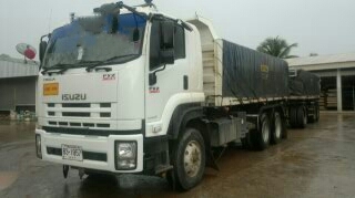 ISUZU DECA360 หางพ่วงหัวตึกปี 53 ลูก 3 คาน