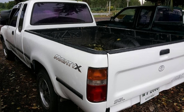 TOYOTA HILUX MIGHTY-X EXTRACAB 2.5 MT ปี 40 รถสวยจัดพร้อมใช้งาน เครื่องแน่นแรงดีเดิมๆไม่มีเยิ้ม ภายในเก๋งคอนโซลสวยครบพร้อม แอร์เย็น พวงมาลัยธรรมดา กระบะปูพื้นยางลายเนอร์อย่างสวย ล้อแม็กลายสวยมีให้พร้อม ยางสภาพดี 4 เส้นประมาณ 70\% พร้อมใช้งาน เอกสารทะเบียนภ TOYOTA HILUX MIGHTY-X EXTRACAB 2.5 MT ปี 40 รถสวยจัดพร้อมใช้งาน เครื่องแน่นแรงดีเดิมๆไม่มีเยิ้ม ภายในเก๋งคอนโซลสวยครบพร้อม แอร์เย็น พวงมาลัยธรรมดา กระบะปูพื้นยางลายเนอร์อย่างสวย ล้อแม็กลายสวยมีให้พร้อม ยางสภาพดี 4 เส้นประมาณ 70\% พร้อมใช้งาน เอกสารทะเบียนภ