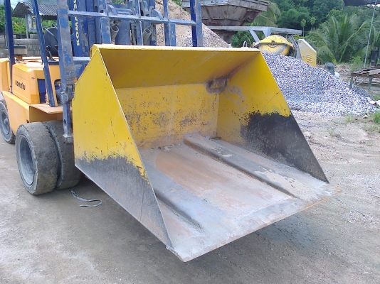 ขาย บุ้งกี้ ตัก หิน-ทราย สำหรับใส่ ฟอร์คลิฟต์