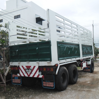 ฝากขายลูกพ่วง 3 เพลาแท้ ไม่ดัมพ์ ยาว 7 เมตร ปี 50