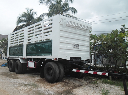 ฝากขายลูกพ่วง 3 เพลาแท้ ไม่ดัมพ์ ยาว 7 เมตร ปี 50