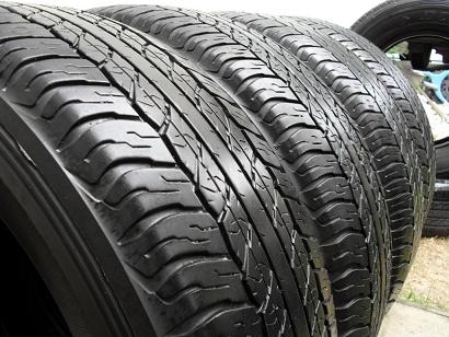 ขายยาง DUNLOP AT20 GRANDTREX ปี1212 2เส้น 2612 2เส้น(1ชุด) ไม่มีปะ 265-65-17 ราคา 6,000