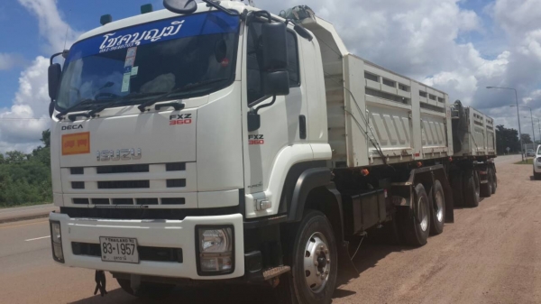 ขายด่วนISUZU 360ปี2553แม่ลูกๆสามเพลายาว7.2เมตรสามิตรรอนเฉียงทั้งแม่ลูกรีบจองเลย 0811838154 0843923995