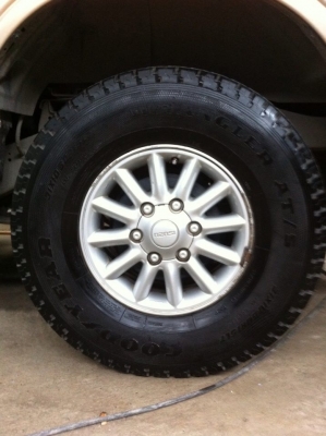 ขายแมก+ยาง Goodyear  wrangler 31/10.5/15 ปี11