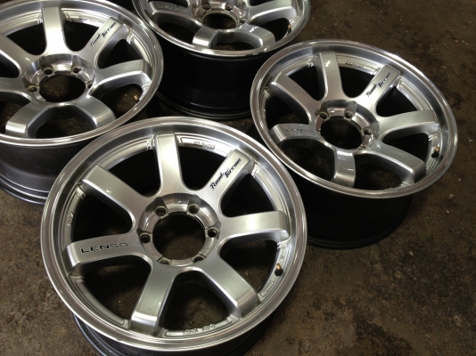 มือ2. ล้อ Lenso RT7 ขอบ18" 6รูกว้าง9"ออฟ+20 สีไฮเปอร์เดิมๆ ไม่ดุ้ง ขาย 11,900 บาท สวยจัด