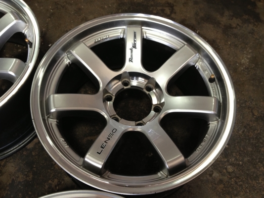 มือ2. ล้อ Lenso RT7 ขอบ18" 6รูกว้าง9"ออฟ+20 สีไฮเปอร์เดิมๆ ไม่ดุ้ง ขาย 11,900 บาท สวยจัด