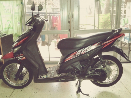 Honda Click ปี51 สีแดง-ดำ เครื่องดีครับ