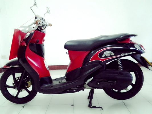 Yamaha fino classic ปี54 สีแดง-ดำ ล้อแม็ค สภาพดี