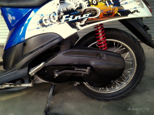 Yamaha fino ปี53 สีน้ำเงิน-ขาว-ดำ สภาพดี ราคาสบายกระเป๋า Yamaha fino ปี53 สีน้ำเงิน-ขาว-ดำ สภาพดี ราคาสบายกระเป๋า