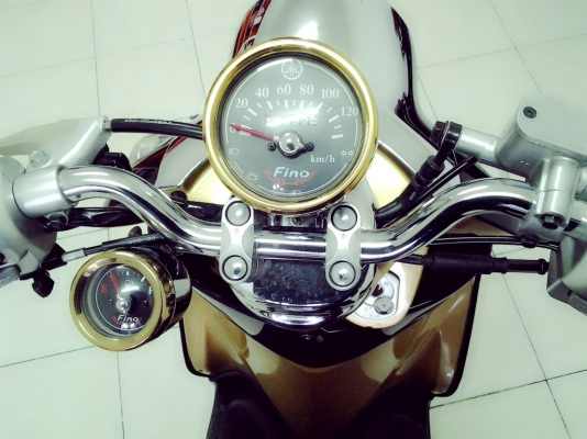 Yamaha fino classic ปี55 สีน้ำตาล-ดำ สภาพดี Yamaha fino classic ปี55 สีน้ำตาล-ดำ สภาพดี