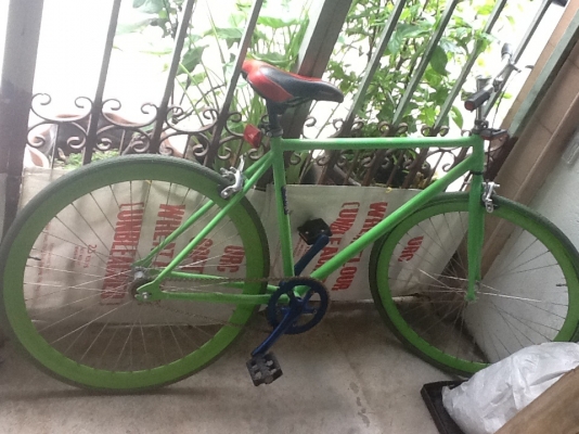 ขายจักยาน ฟิกเกีย สีเขียวสด ลูกไม่ปั่นขาย 2800 บาท