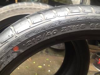 ขายยางAchilles 215-40-18 ดอกเกือบ100\% เต็ม ขายถูกๆ