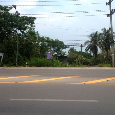 ขายที่ดินว่าง ติดถนน ทำร้านค้า ทำเลดี แหล่งชุมชน สันป่าตอง