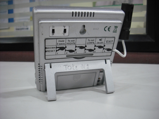 เครื่องเตือน อุณหภูมิ+ความชื่นHumidity Alert II