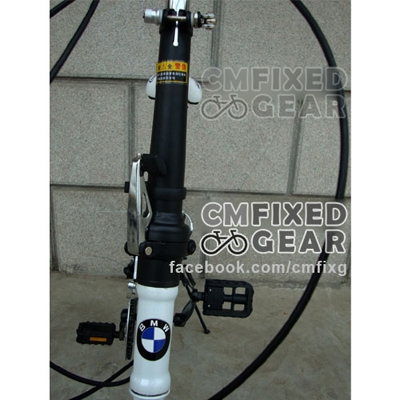 ถูกมาก จักรยานขนาดเล็ก BMW Folding Bike 20นิ้ว 6Speed สีขาว
