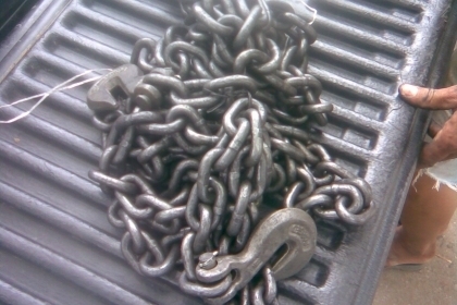 โซ่ญี่ปุ่นเนื้อเหล็กสวยครับเป็นของญี่ปุ่นครับ  มีเลขนับเบอร์ตามข้อ   สภาพพร้อมใช้งานครับราคานี้คุ้มครับ