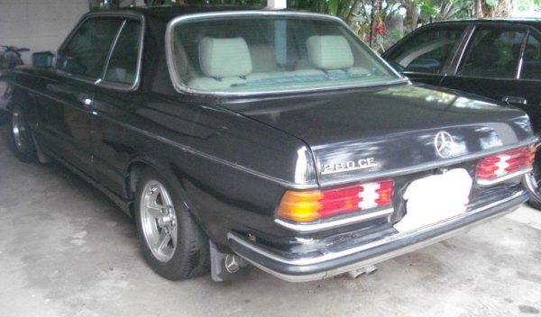 ขายด่วน Benz 280 CE เครื่อง 2J ไม่โบ ติดแก๊สแล้ว โคตรถูก