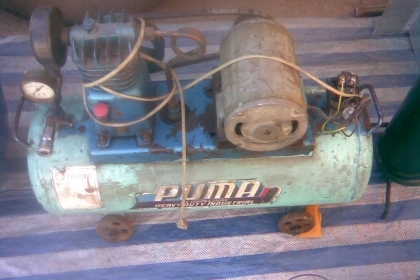 ปั้มลมพูมาสภาพพร้อมใช้งานครับเสียงนิ่มครับราคานี้คุ้มครับ  มอเตอร์ 1/4  แรงมิสซูครับ