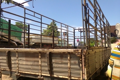 กระบะคาร์โก้ มีคอก 6 ล้อ ยาว 6 เมตร เหล็กทั้งลูก ขายถูกๆๆๆ