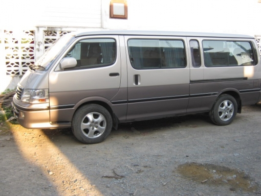 รถตู้คัสตอม ปี 2001 ตาเพชรตัวยาว เครื่องเบนซินเดิม ทะเบียนสวยมา่ก 666 แก๊สหัวฉีดใหม่เอี่ยอมลงเล่มแล้ว สีน้ำตาลทูโทน เดิมๆ