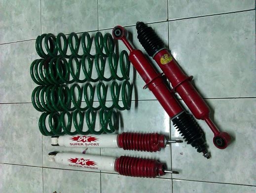 ขาย สปริงโช๊ค เทอิ้น พร้อมโช๊ค 4ต้น ถอดจากฟอจูนเนอร์ครับ