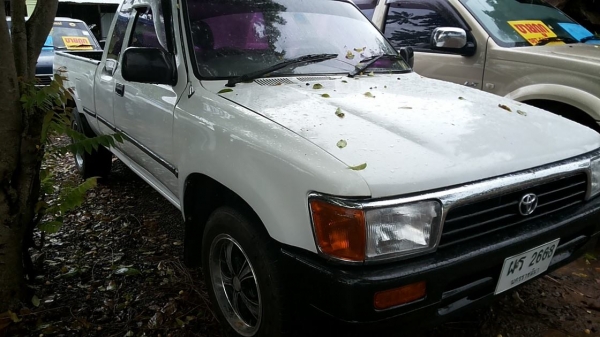 ***ขายแล้วครับขอบคุณ Truck2hand ขายรถสวยพร้อมใช้ ราคาเบาๆ TOYOTA HILUX MIGHTY-X EXTRACAB 2.5 MT ปี 40 โป่ง หน้า-หลังแท้ เครื่องเดิมเกียร์เดิม ฟิตมาใหม่ ช่วงล่างแน่นคัสซีดี ไม่ปะไม่ดาม กระบะสวยพื้นปูกระบะ พ.ธรรมดา แอร์ ยางดี4เส้น รถเคลียร์สีเก็บงานแล้ว สวย