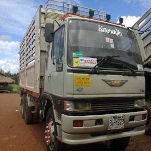 ขายสิบล้อแม่ลูกฮีโน่ 3Mไม่ดั๊ม วางเครื่องP11  320 แรงสวยสวยพร้อมใช้