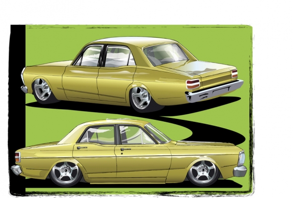 ราคาสุดท้าย ๗๙๐๐๐ บาทไทย FORD FALCON 500 ค.ศ.1971