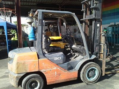 TOYOTA 8FD30 เกียร์ออร์โต้ เสาสูง4เมตร 3ตัน ดีเซล1DZ2 เครื่องสวย เกียร์ดี พร้อมใช้งาน ราคาต่อรองได้