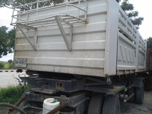 ขายด่วนหางพ่วงดั๊มสามมิตร 2 เพลา พร้อมใช้ขายตามสภาพ