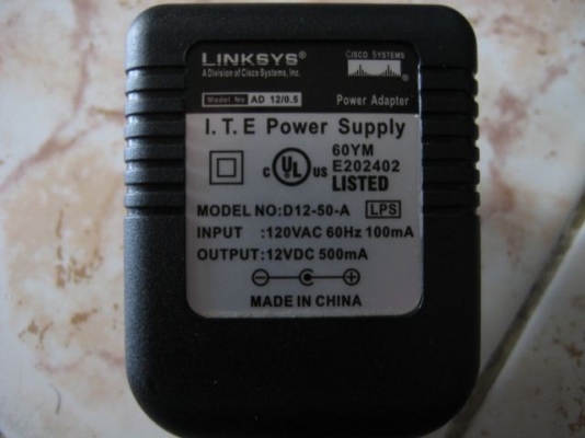 ขาย Linksys WRT54G v5 Wireless-G broadband router+หม้อแปลง มือสองพร้อมใช้งาน ราคา 850 บาท รวมค่าส่งฟรีๆ ขาย Linksys WRT54G v5 Wireless-G broadband router+หม้อแปลง มือสองพร้อมใช้งาน ราคา 850 บาท รวมค่าส่งฟรีๆ