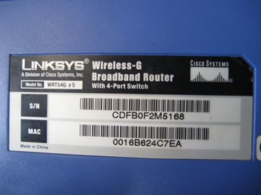 ขาย Linksys WRT54G v5 Wireless-G broadband router+หม้อแปลง มือสองพร้อมใช้งาน ราคา 850 บาท รวมค่าส่งฟรีๆ ขาย Linksys WRT54G v5 Wireless-G broadband router+หม้อแปลง มือสองพร้อมใช้งาน ราคา 850 บาท รวมค่าส่งฟรีๆ