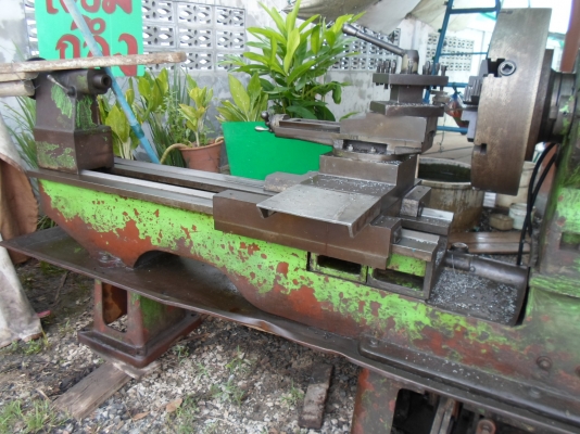 แท่นกลึง 8 ฟุต คอลึก เหวี่ยงงานใหญ่ได้ 1 เมตร รุ่นหนัก 100,000