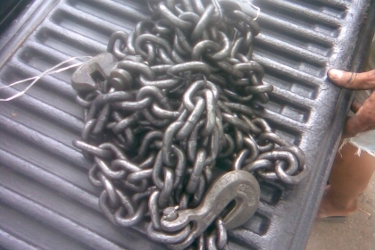 โซ่ญี่ปุ่นเนื้อเหล็กสวยครับเป็นของญี่ปุ่นครับ มีเลขนับเบอร์ตามข้อ สภาพพร้อมใช้งานครับราคานี้คุ้มครับ