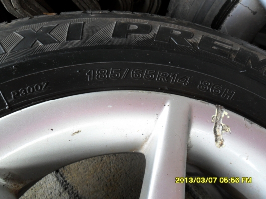 ล้อแม็ค พร้อมยาง 4 รู 100 ขอบ 14