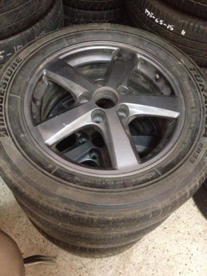 ล้อแม็ก Honda accord ขอบ16 5รู114 พร้อมยาง Bridgestone 215/60/16