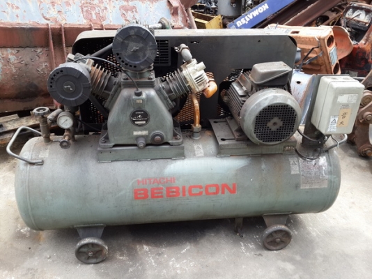 ขายปั้มลม (ถัง) 7.5 แรง 230 ลิตร HITACHI มือสองญี่ปุ่น
