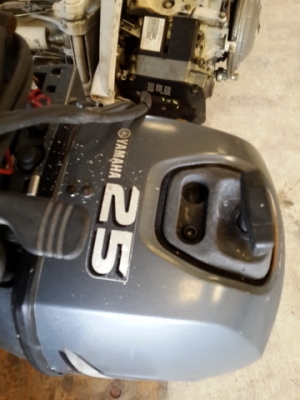 ขายเครื่องเรือ YAMAHA 25 แรง 4จังหวะ มือสองญี่ปุ่น