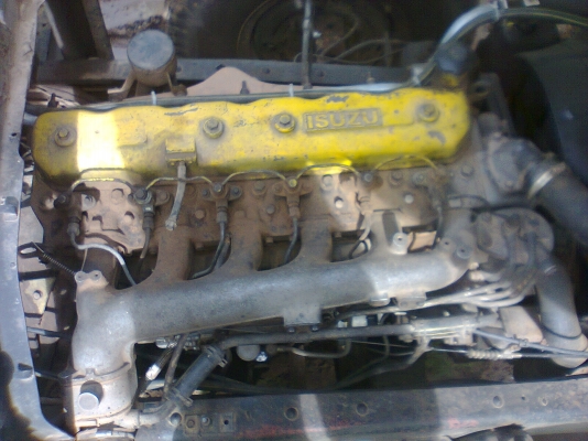 ขายรถบรรทุกท้ายลาด ISUZU จัมโบ้ทั้งคัน เครื่อง 6BD1 วางหัว ร็อคกี้ เบรคทิพฟี่ ใช้ลาก PC 200 320ได้เรย