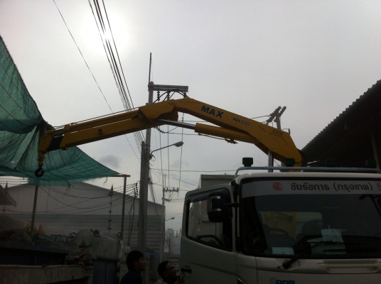เครนพับ Max Crane เครนใหม่ 6 ตัน 7แสนต้นๆ