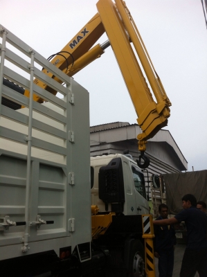 เครนพับ Max Crane เครนใหม่ 6 ตัน 7แสนต้นๆ