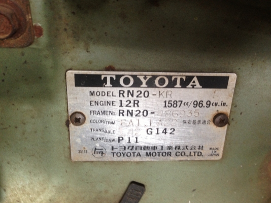 TOYOTA HILUX RN20 เบนซิล สภาพดีสุดๆ เครื่องแห้งแรงดีเดิมๆ ภายในคอนโซลสวยครบ ระบบไฟครบพร้อม ขับง่ายสตาร์ทง่ายคล่องตัว กระบะ 4 ขอสภาพดีมีผุบ้างเล็กน้อย ช่วงล่างแน่นดียางสภาพดี 60\% พร้อมใช้งาน เอกสารทะเบียนครบพร้อม ราคาต่อรองได้ครับ