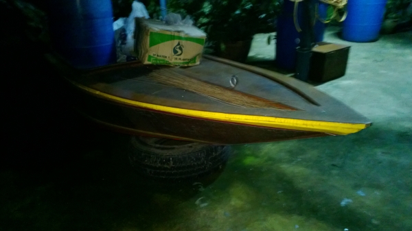 ขายเรือไม้หางยาว 3 วา เรือ 2 ตอน