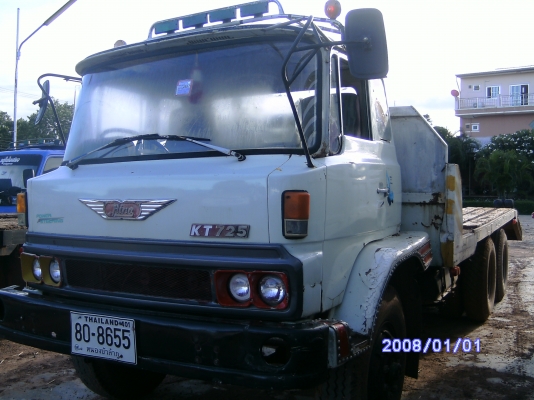 ขายด่วนรถสิบล้อKT725รถเทเลอรขึ้นแมกโค200ถอดเพลาสอง