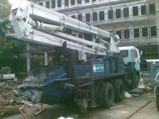 รถยิงปูน รถนอกทะเบียนไม่ขาด พร้อมใช้งาน ขายเำพียง 1455000  086-1336693